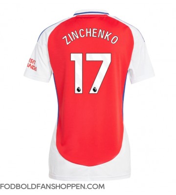 Arsenal Oleksandr Zinchenko #17 Hjemmebanetrøje Dame 2024-25 Kortærmet